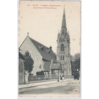 Nice - L'église Américaine Boulevard Victor-Hugo